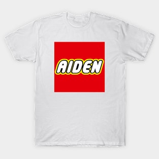 AIDEN - Personalized LEGO Name T-Shirt